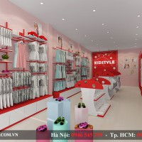 Thiết kế shop thời trang Bi Bông Kids - Chị Thúy